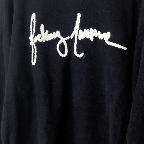 FA F*cking Awesome Logo Sweatshirt XL Black Skatercore Indie Vanguard - Picture 4 of 9